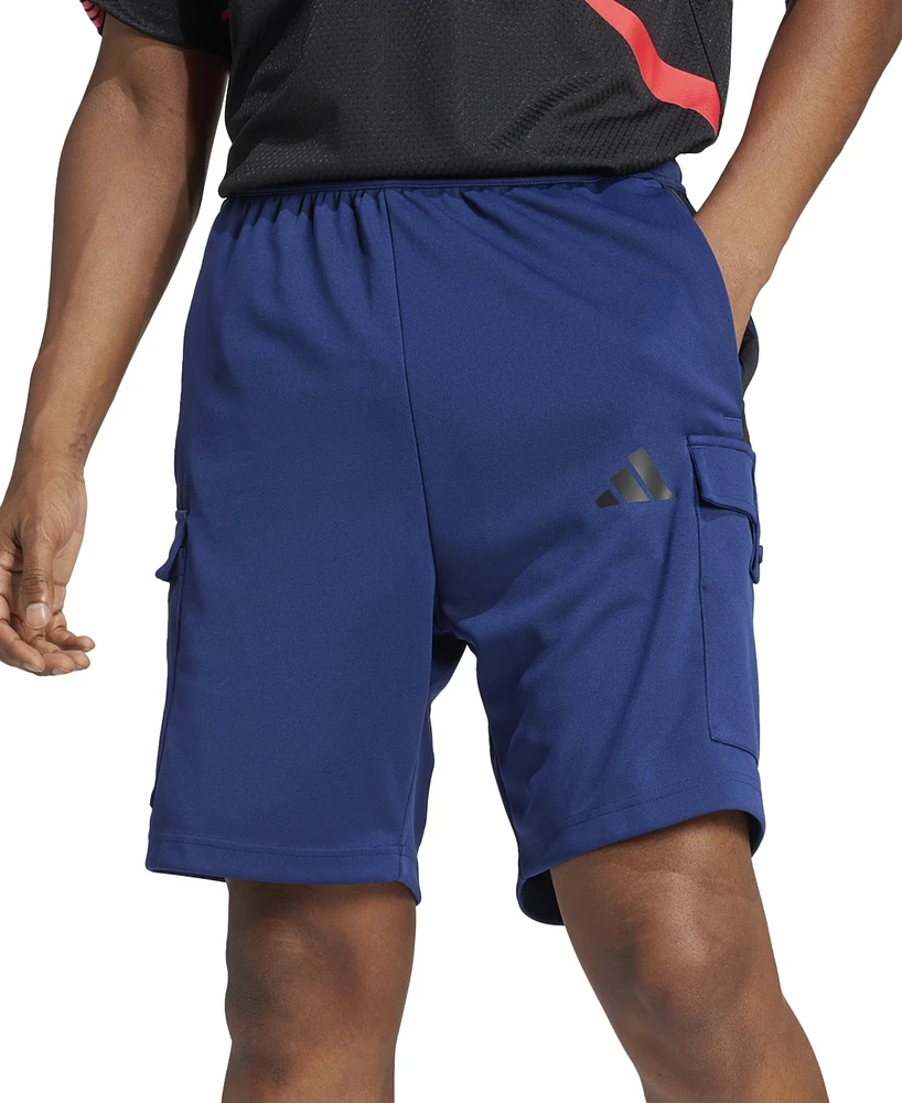 adidas Men's Three-Stripes Tiro 9" Cargo Shorts