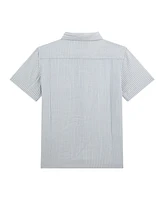 Guess Big Boys Oversize Short Sleeve Printed Woven Shirt