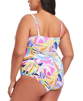 Bleu by Rod Beattie Plus Living Color Swimsuit