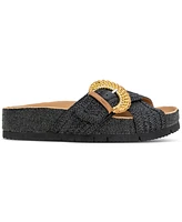 Gentle Souls Women's Louisa Buckled Slide Sandals