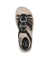 Cliffs by White Mountain Women's Caselyn Wedge Slip-On Sandals