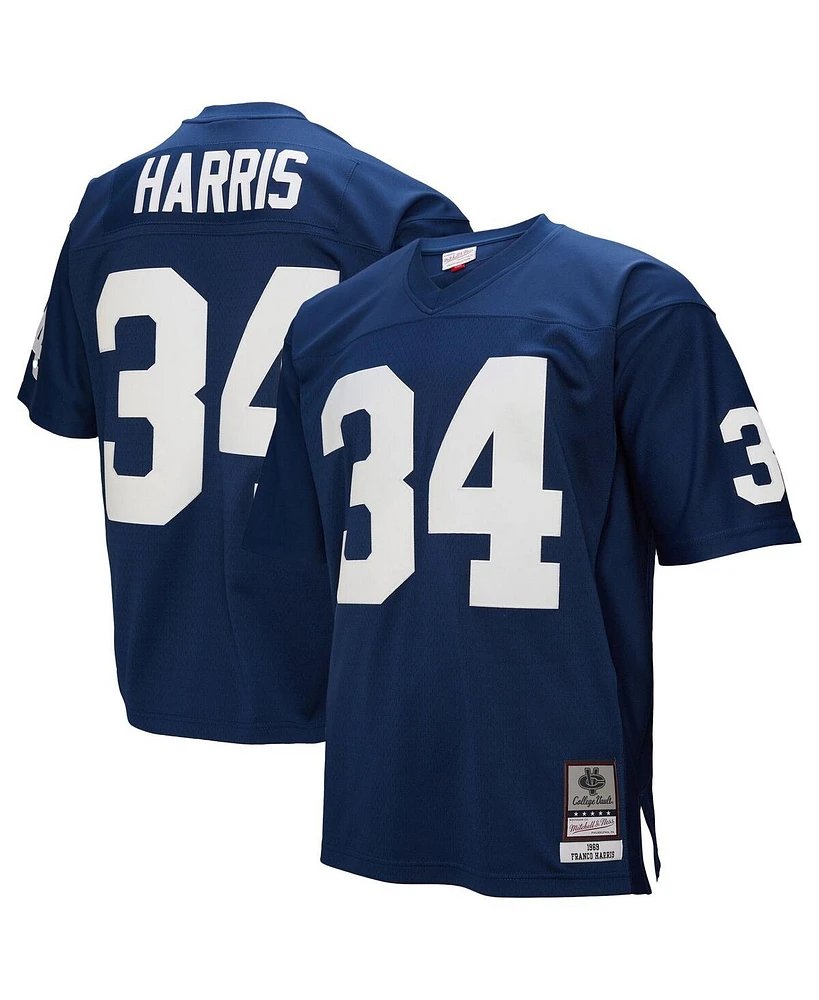 Mitchell & Ness Men's Navy Franco Harris Penn State Nittany Lions 1969 Throwback Jersey