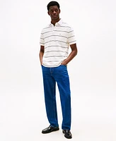 Tommy Hilfiger Men's Classic-Fit Heavy Jersey Stripe Polo Shirt