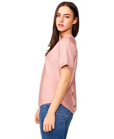 Melissa Paige Women's Button-Back Dolman-Sleeve Sweater