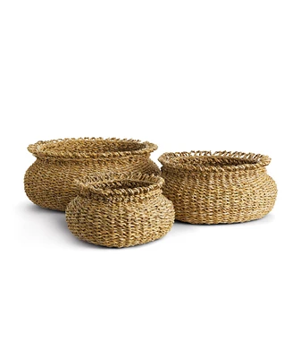 Seagrass Loop Baskets, Set Of 3