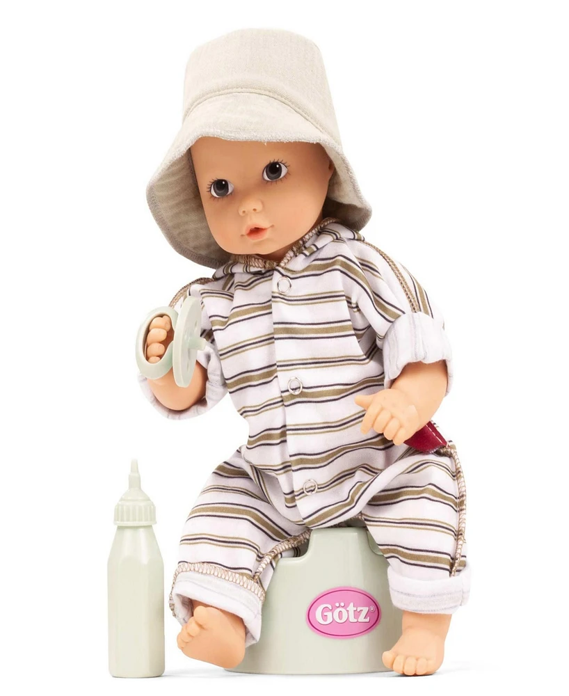 Gotz Aquini Girl Urban Stripes Potty Baby Doll