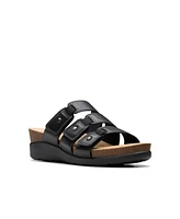 Clarks Collection Women's Calenne Lily Wedge Sandals