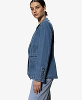 Sanctuary Women's Sculpted Denim Blazer