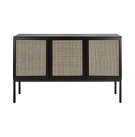 Zadie 2 Shelf Rattan Media Stand