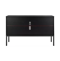 Zadie 2 Shelf Rattan Media Stand