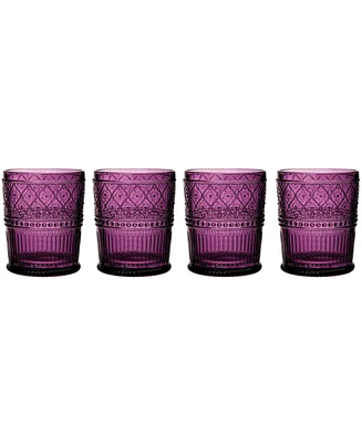 Godinger Claro Double Old-Fashioned Glasses, Set of 4