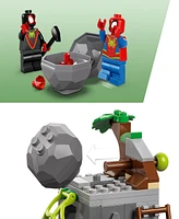 Lego Marvel Spidey And His Amazing Friends Team Spidey Dino Crawler Rescue Building Toy 11199, 136 Pieces