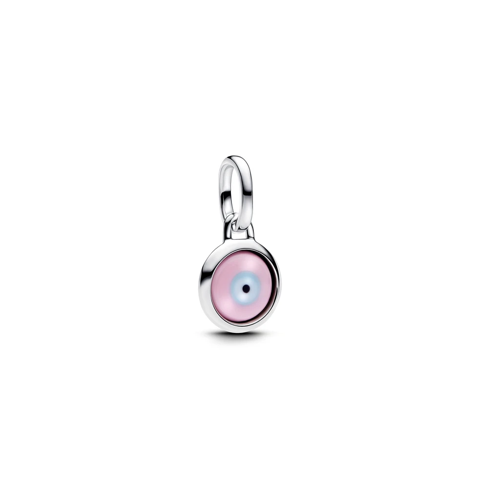 Pandora Engravable Evil Eye Murano Glass Mini Dangle Charms