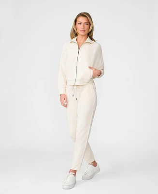 Cable & Gauge Women's Soft Touch Jacket and Jogger Matching Set