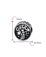 Bling Jewelry Queen Bumble Bee Charm Bead Sterling Silver for European Bracelet