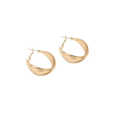 Swirl Hoop Earrings