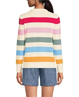 Lands' End Women's Drifter Crew Neck Jersey Pull Over Sweater