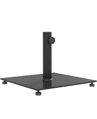 Outsunny Square Patio Umbrella Base, 29 lbs Metal Sd,
