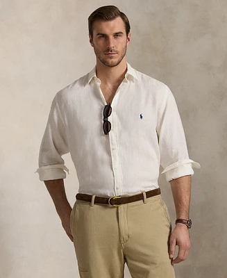 Polo Ralph Lauren Men's Big & Tall Linen Shirt