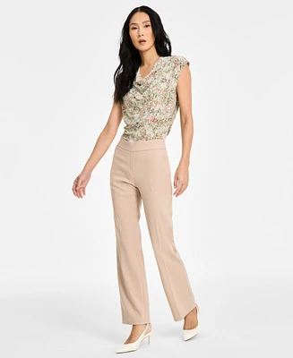 Anne Klein Women's Mid Rise Pull-On Pants