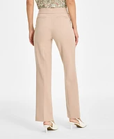 Anne Klein Women's Mid Rise Pull-On Pants