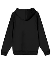 Naruto Boys Classic Collegiate Letters Youth Black Graphic Hoodie-xl