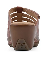White Mountain Women's Valencia Slip-On Clog Sandals