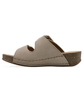 White Mountain Women's Fearful Slip-On Wedge Sandals
