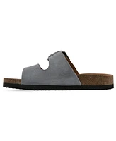 White Mountain Women's Hayloft Round Toe Flat Sandals