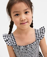 On 34th Toddler Girls Mommy & Me Gingham Smocked Dress, Exclusively at Macy's