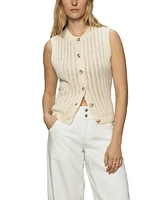 Sanctuary Women's Cotton Pointelle Vest