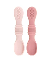 Sperric 12pc Glass Baby Food Storage Jars, 4 Silicone Baby Spoons & 2 Silicone Bibs, Baby Mealtime Essentials – Bpa-Free, Leakproof, and Dishwa