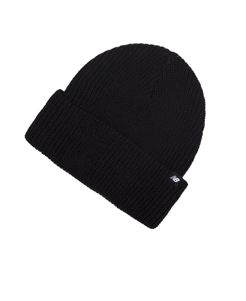 New Balance Small Logo Black Fisherman Beanie