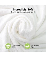 KeaBabies Luxe Baby Hooded Towel, Organic Bath Towels, Beach Towel for Newborn, Kids