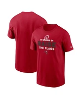 Nike Men's Red Tampa Bay Buccaneers 2024 Nfl Playoffs T-Shirt