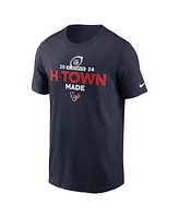 Nike Men's Navy Houston Texans 2024 Nfl Playoffs T-Shirt