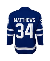 Outerstuff Big Boys and Girls Auston Matthews Blue Toronto Maple Leafs Home Replica Player Jersey