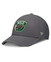 Fanatics Men's Gray Minnesota Wild Home Ice Flex Hat