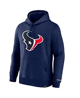 Fanatics Men's Navy Houston Texans Legacy Fleece Pullover Hoodie