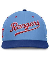 Nike Men's Light Blue/Royal Texas Rangers Cooperstown Collection Pro Performance Snapback Hat