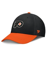 Fanatics Men's Black/Orange Philadelphia Flyers Authentic Pro Rink Flex Hat