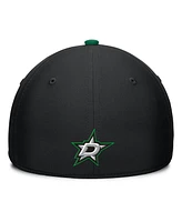 Fanatics Men's Black/Green Dallas Stars Authentic Pro Rink Team Code Flex Hat