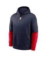 Nike Men's Navy/Red Arizona Wildcats 2024 Sideline Club Pullover Hoodie