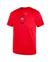 Nike Toddler Scarlet Ohio State Buckeyes Legend Football Performance T-Shirt