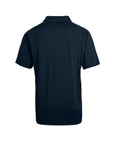 Cutter & Buck Men's Navy Miami Dolphins Prospect Textured Stretch Polo