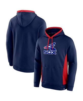 Fanatics Men's Navy Chicago White Sox True Classics Fanarama Pullover Hoodie