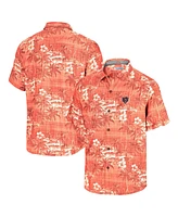 Tommy Bahama Men's Orange Chicago Bears Coconut Point Isla Palmetta Camp Button-Up Shirt