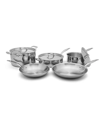 Heritage Steel Titanium Series Fully Cladded 8-Piece Core Cookware Set