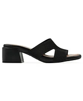 White Mountain Women's Milled Round Toe Dress Sandals