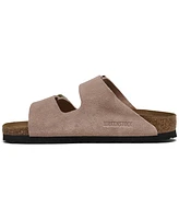 Birkenstock Women's Arizona Soft Footbed Suede Leather Sandals from Finish Line